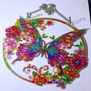 Butterfly & Flora Window Ornament